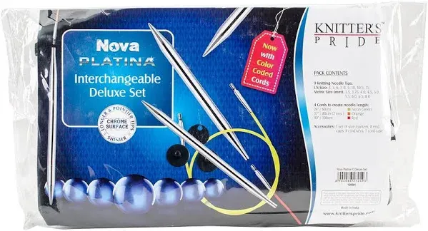 Knitter's Pride-Nova Platina Deluxe Interchangeable Set