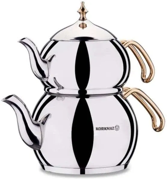 HANEDAN TEAPOT SET GOLD 1.1 lt - 2.0 lt (37.2 - 67.6 oz)