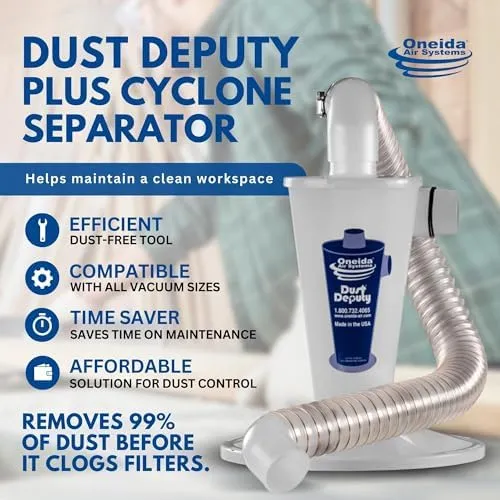 Oneida Air Systems Dust Deputy Plus Cyclone Kit