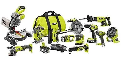 Ryobi 18-Volt Lithium-Ion Cordless 12-Tool Combo Kit