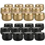 8Oz Candle Tins 24 Pieces,Candle Jars Candle Containers with Lids, 8 Oz, for Can