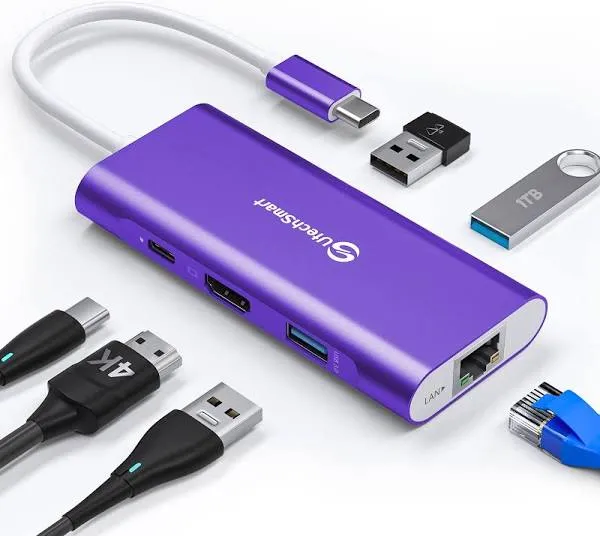 UtechSmart 6 in 1 USB C Hub HDMI Adapter