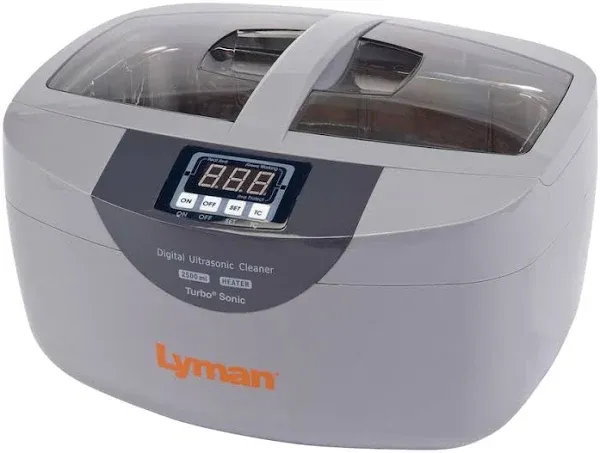 Lyman Sonic Parts Cleaner Electric Turbo Ultrasonic Gun Cleaner f/Quick Cleaning