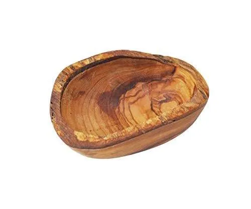 Olive Wood Dipping Bowl Rustic