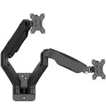 Wali Dual LCD Monitor Desk Mount Stand (wl-m002), Negro