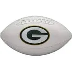 Wilson NFL Live Signature Autograph Football - Green Bay Packers