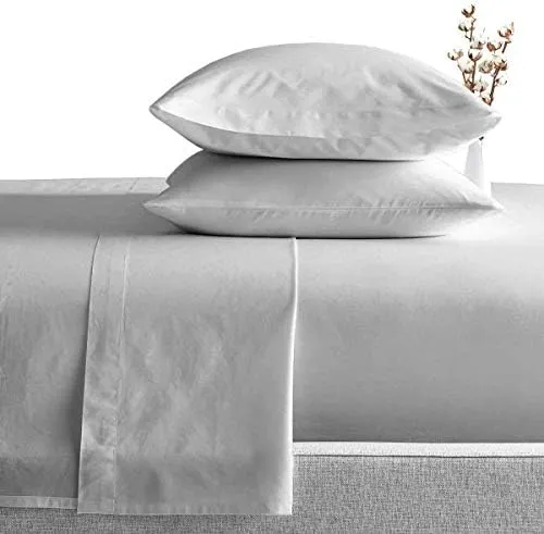 400 Thread Count Wrinkle Resistant Cotton Sateen Sheet Set Beautyrest