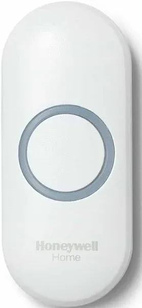 Honeywell Home RPWL400W2000 Honeywell Series 3, 4, 5, 9 Wireless Doorbell Push Button with Halo Light, White