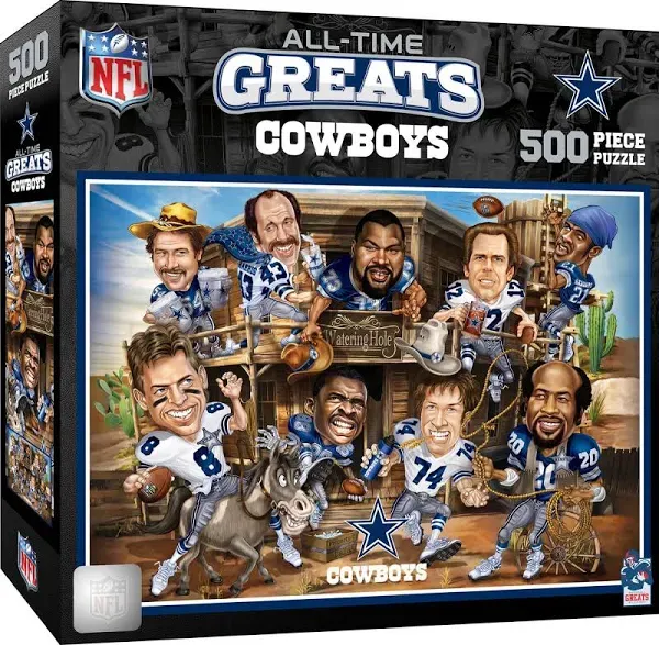 Dallas Cowboys - All Time Greats 500 Piece Jigsaw Puzzle - NEW