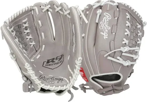 Rawlings R9 Series 12.5" Fastpitch Softball Glove: R9SB125-18G