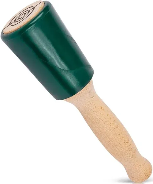 Schaaf Wood Carving Tools 15oz Small Wooden Mallet | Wood Tools Woodworking | Wood Hammer | Comfortable Handle Reduces Hand Fatigue | Urethane Reducer Noise, Absorbs Force to Protect Woodworking Tools