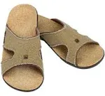 Spenco Kholo Men&#039;s Orthotic Slide Sandals Straw / Java / Cork - 9 Medium