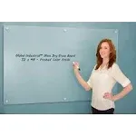 Global Industrial Dry Erase Board - Frosted Glass, 72 x 48