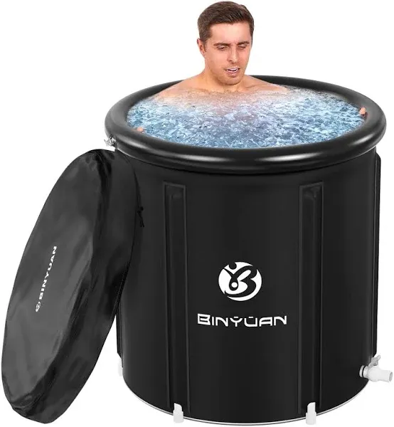 BINYUAN Ice Bath Tub Cold Plunge Tub with Cover 106 Gallons