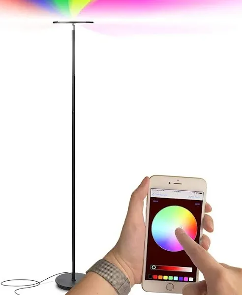 Brightech Sky Colors Torchiere LED Floor Lamp