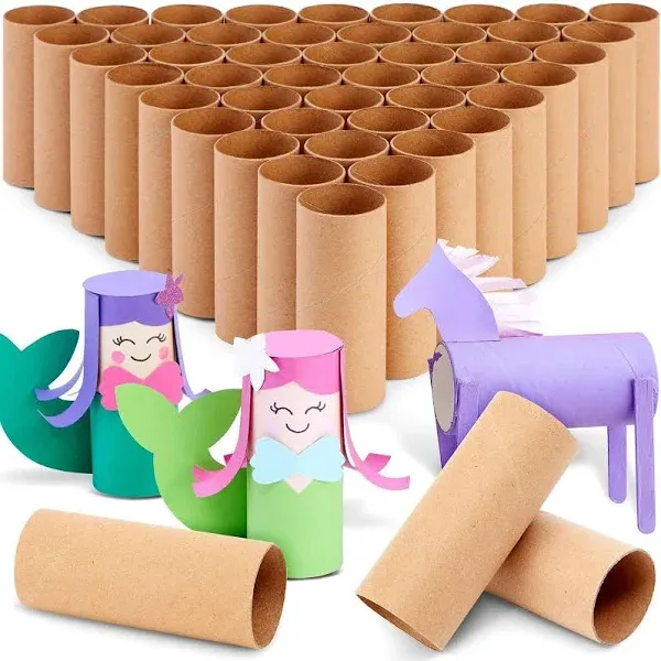 Bright Creations 48 Pack Empty Toilet Paper Rolls