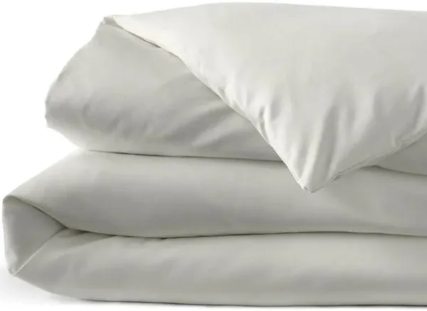 Lands' End No Iron Supima Solid Duvet Cover