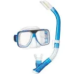 Tusa Liberator Mask and Snorkel Combo Clear Blue