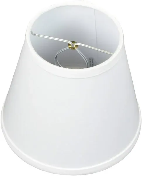 FenchelShades.com 5" Top by 8" Bottom by 7" Slant Height Fabric Barrel Lampshade Clip-On Attachment