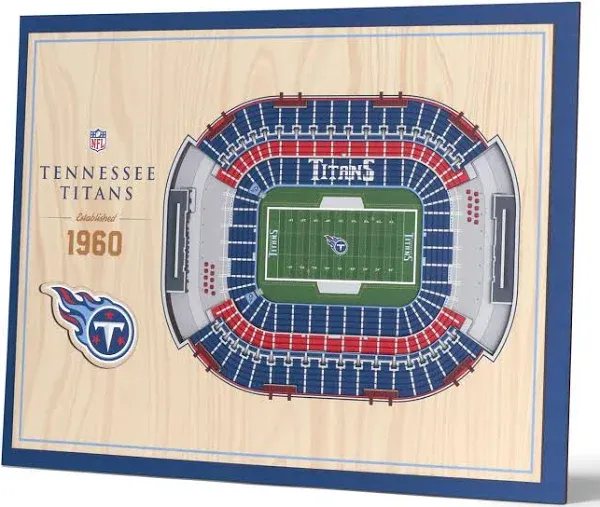 YouTheFan NFL 5-Layer Stadiumview 3D Wall Art