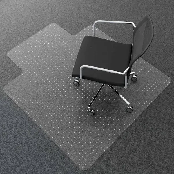 Office Chair Mat for Low Pile Carpeted Floors, 53” x 45” Computer Desk Chair ...