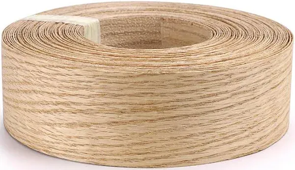 Skelang Birch Wood Veneer 1-1/2” x 26’, Wood Edge Tape with Hot Melt Adhesive, Flexible Wood Edgebanding, Iron on Wood Edging Strip for Shelving, Cabinetry, Furniture and Door