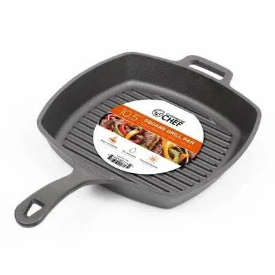 Commercial Chef 10.5" Square Grill Pan