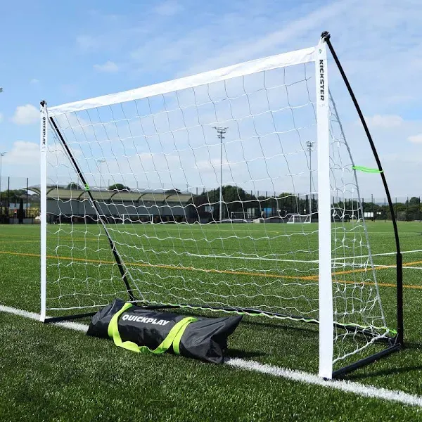 QUICKPLAY Kickster Elite Portable Soccer Goal | Integrated Weighted Base for ...