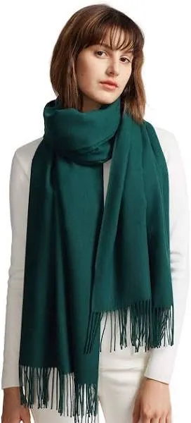 Double Side Two Colors Cashmere Like Shawls High Grade Wraps Warm Soft Stole Scarf