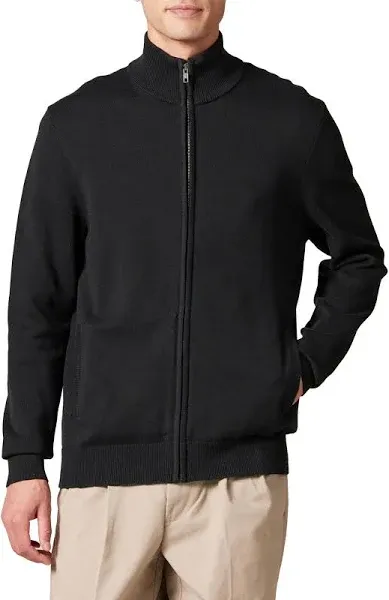 Amazon Essentials Men's Full-Zip Cotton Sweater