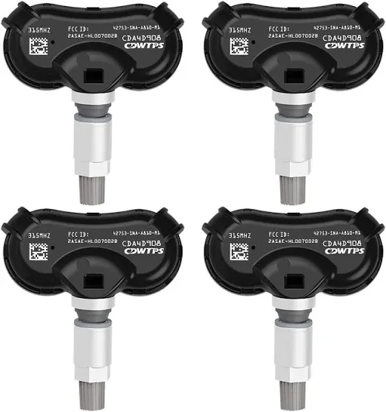 CDWTPS TPMS Sensor 4-Pack for 2008-2017 Honda |Acura