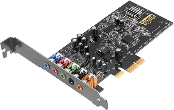 Creative Labs Sound Blaster Audigy FX PCIe 5.1 Channel Surround Sound Card