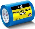 6 Inch x 60 Yards Wide Blue Painters Tape Multi Surface Adhesive Painting Tape