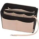 ZTUJO Purse Organizer Insert, Felt Bag Organizer with Metal Zipper, Handbag & Tote Shaper, for Speedy Neverfull Tote, 7 Sizes