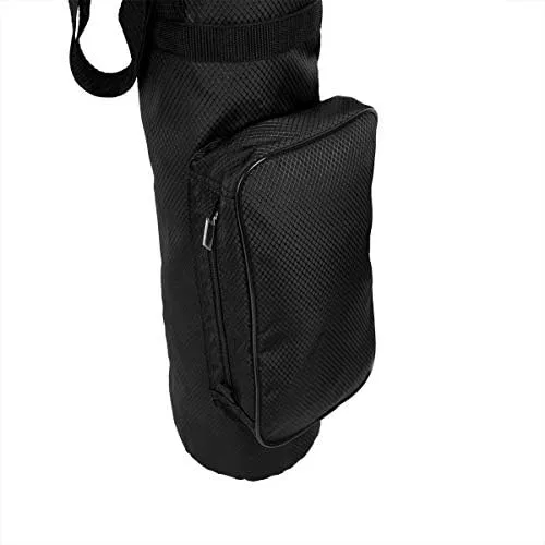 Orlimar 7” Sunday Bag, Lightweight Practice Carry Golf Bag Black 