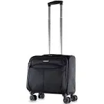 American Green Travel Madison Spinner Carry On Laptop Briefcase - Black - 17 in