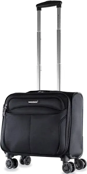 American Green Travel Madison Rolling Laptop Bag Spinner Wheels 17&#034; Carry On