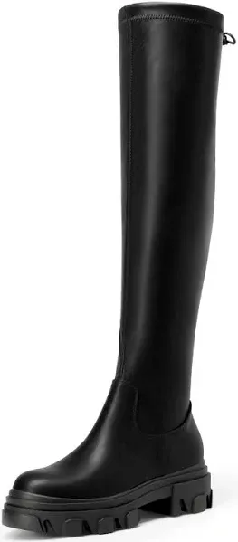 Dream Pairs Women's Over The Knee Platform Thigh High Boots