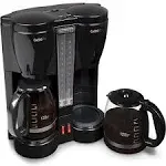 CucinaPro Double Coffee Brewer Station - Dual Coffee Maker Brews Two 12-Cup Pots