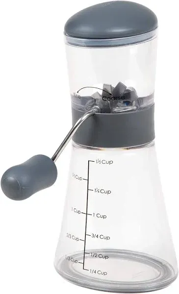 Prepworks by Progressive Nut Chopper with Non-Skid Base, Gray