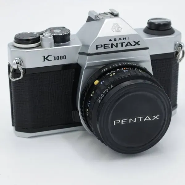 Pentax Asahi K1000 35mm SLR Film Camera W/SMC M 50mm F2 Lens