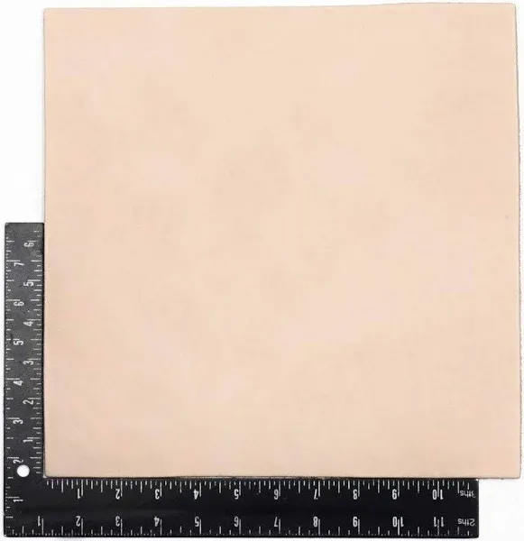 SLC Full Grain Veg Tanned Leather Pre-Cut Sheets 2oz to 10oz &amp; 6&#034;x12&#034; to 24&#034;x24&#034;