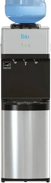 Brio Limited Edition Top Loading Water Cooler Dispenser - Hot &amp; Cold Water, C...