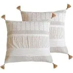 Levtex Pickford Dotted Stripe 2-pc. Sham Set, European - Beige