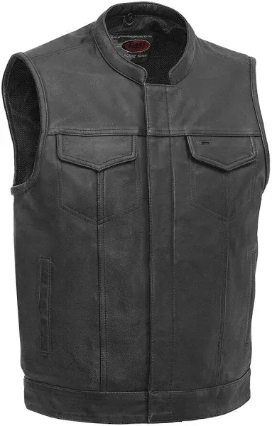 Leather Motorcycle Club Vest - $69 for a Limited Time!