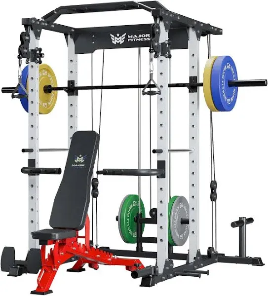 MAJOR FITNESS All-In-One Home Gym Power Rack Package PLM03