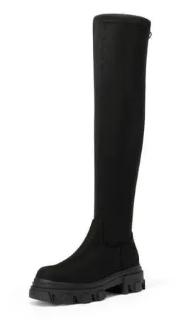 Dream Pairs Women's Over The Knee Platform Thigh High Boots