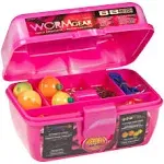 Worm Gear WG-TB88-P 88 Piece Loaded Tackle Box Pink