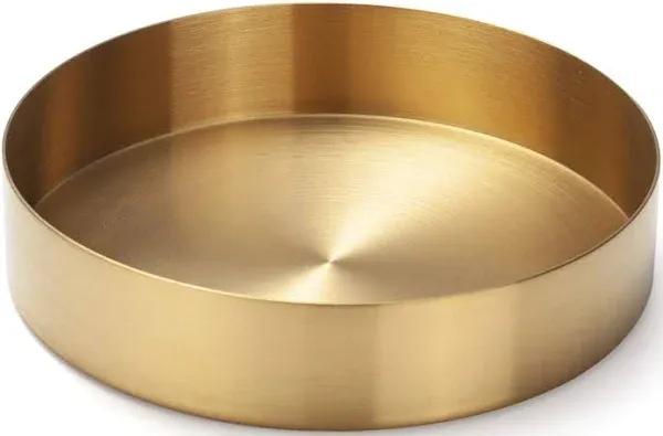 IVAILEX Round Gold Tray