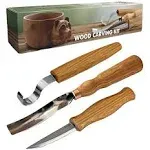 Spoon Carving Set BeaverCraft Hook Knife Gouge Whittling Tools S14 - Brand New!